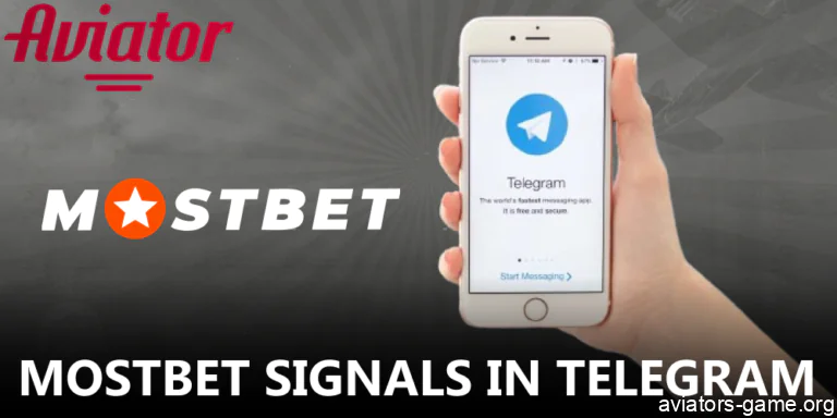 Aviator signals in Telegram for gamblers on Mostbet